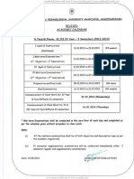 Academic Calendar: 02.12.20t3 T o 07 .12.2013 (06 Days)