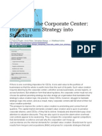 Design the Corporate Center by BOSTON CONSULTING GROUP
