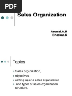 Sales Organisation Presentation