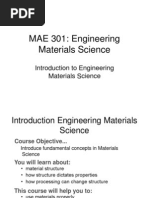 Introduction To Engineering Materials Science