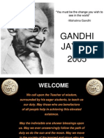 Gandhi Jayanti - Sunday - Final