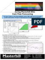 Introducing Masterbill Elite Cash Flow Forecasting