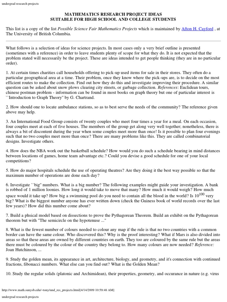 MATHEMATICS RESEARCH EXAMPLE PDF visual data 3