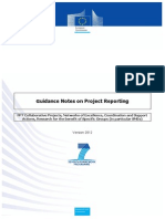 Guidance Notes On Project Reporting