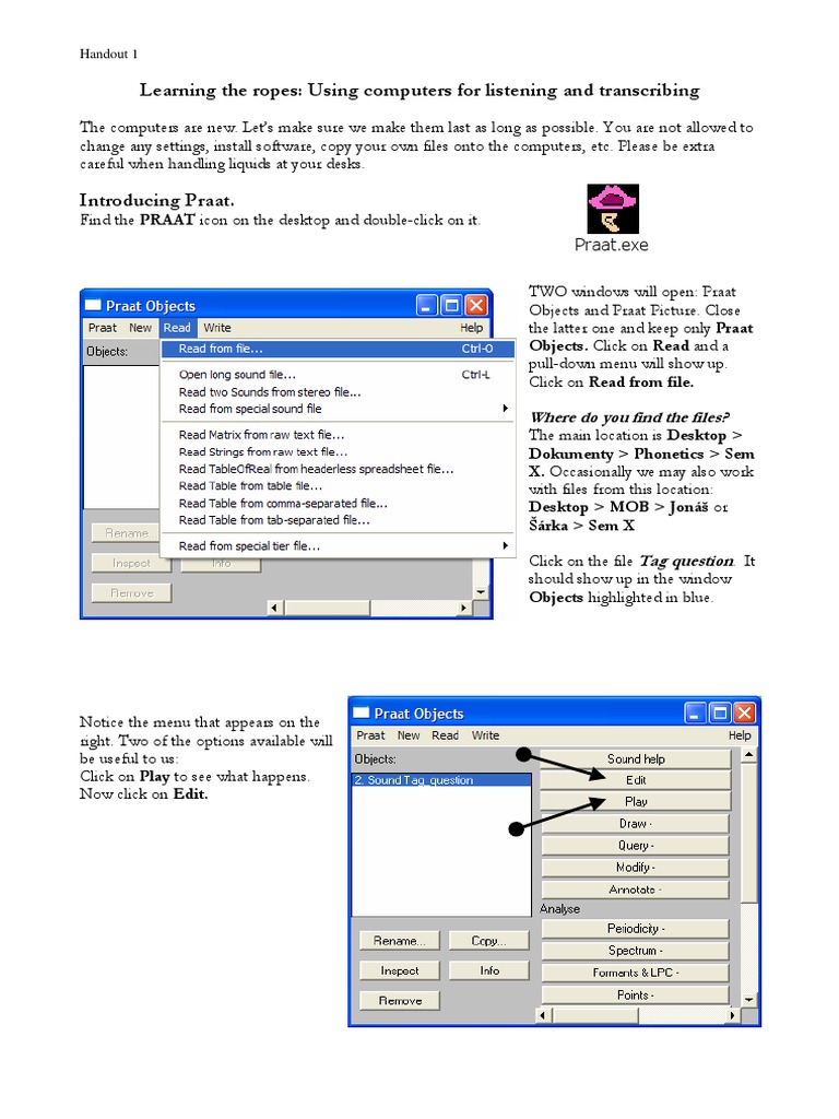 Learning The Ropes: Using Computers For Listening and Transcribing | PDF