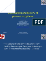 Introduction and History of Pharmacovigilance