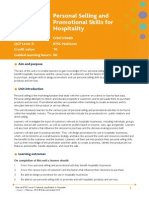 Personal Selling and Promotional Skills For Hospitality 2