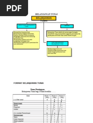 Belanjawan Tunai Pdf