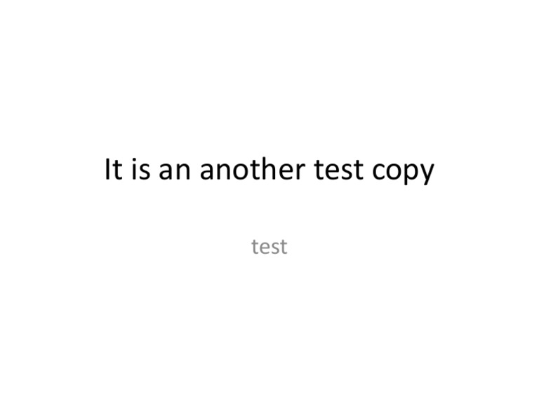 Another Test | PDF