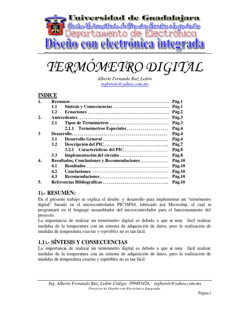 Pies suaves solitario Rubí Termometro Digital | PDF | Conjunto de instrucciones | Unidad Central de  procesamiento