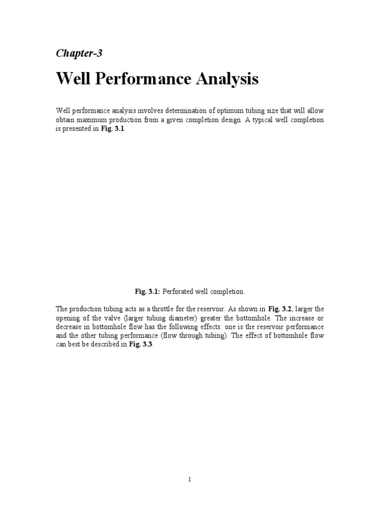 Well Performance Analysis Techniques | PDF | Pressure | Fluid Dynamics