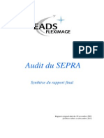 Audit SEPRA Synthese Web