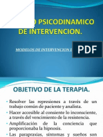 Modelo Psicodinamico de Intervencion