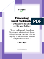 Förening med förhinder - FORES Studie 2013:1