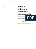 Sobre o Objeto e o Método Da Prosopografia - Fichamento