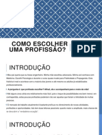 Como escolher uma profissão