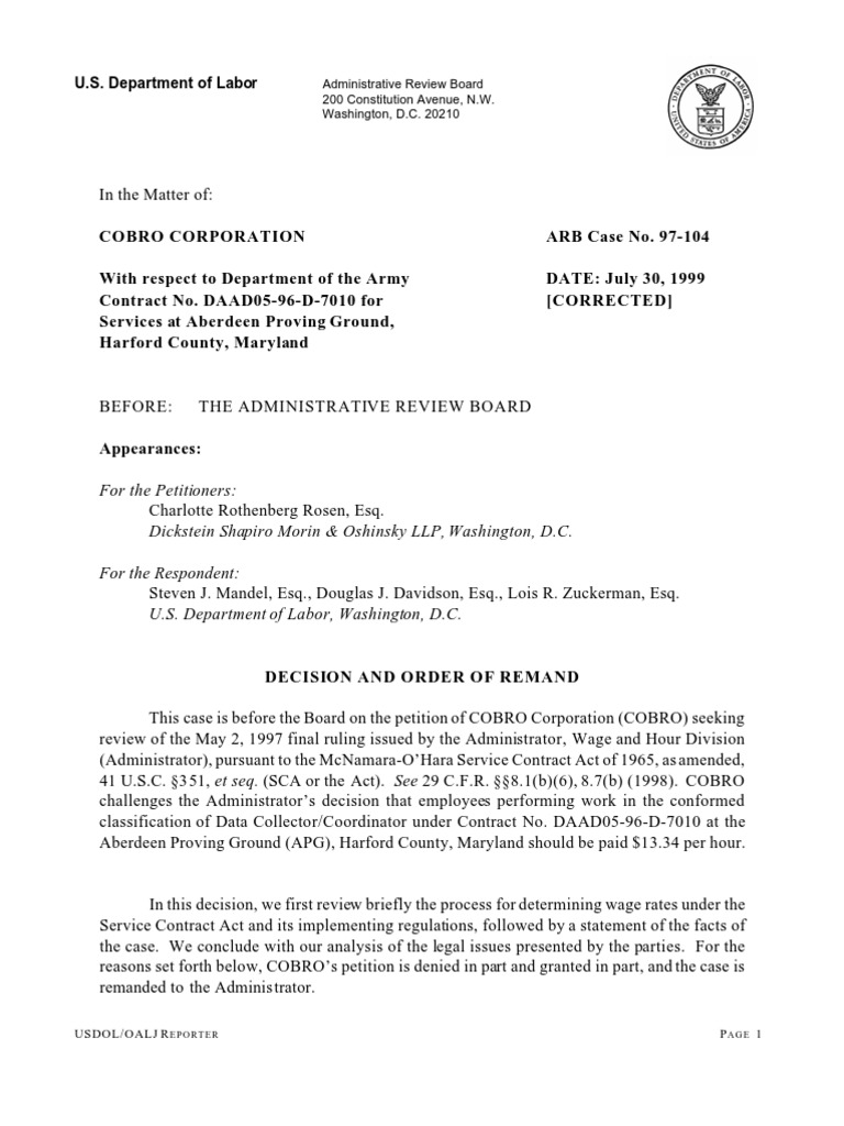 Department of Labor 97 104B Request For Proposal Employment Free 30day Trial Scribd