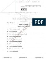 Ce 1402 Estimation & Quantity Surveying Dec08