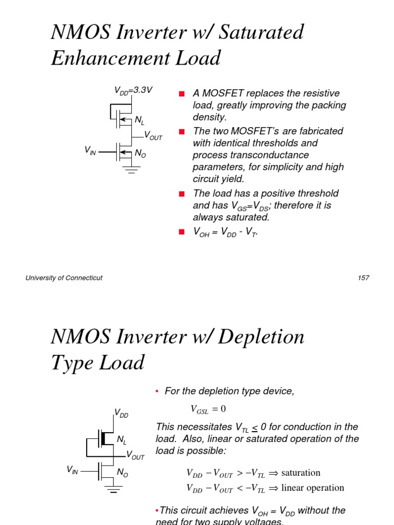 Nmos Inverter | PDF | Mosfet | Electronic Design