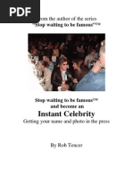 Download Stop Waiting To Be Famous Instant Celebrity by Celebrity Public Relations SN17507817 doc pdf