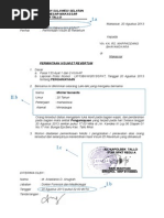 Surat Permintaan Visum Spv