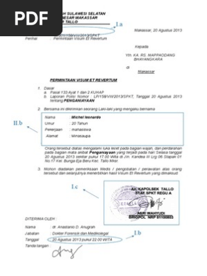 Surat Permintaan Visum Spv