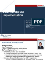 2013 OHSUG - Clinical Data Warehouse Implementation