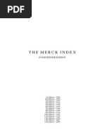 Merck Index 15th Edition Overview | PDF | Merck & Co. | Chemistry