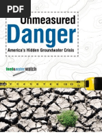 Download Unmeasured Danger Americas Hidden Groundwater Crisis by Food and Water Watch SN17510665 doc pdf