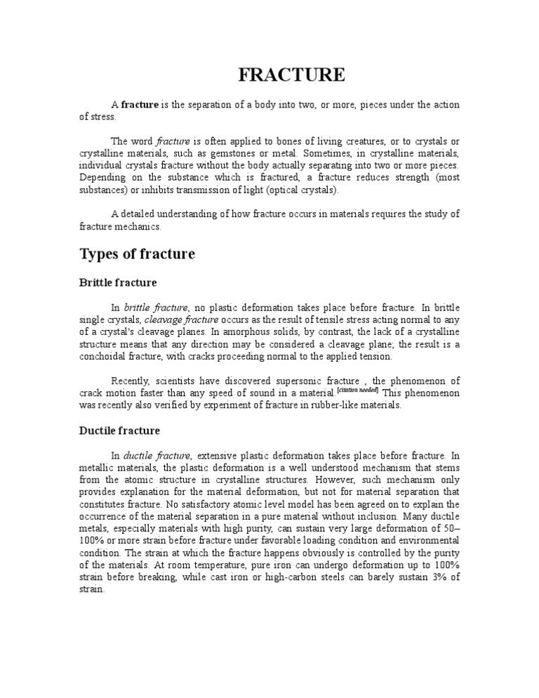 Fracture Mechanics Explained | PDF