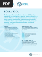 ECDL Info Sheet