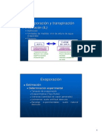 Evaporacion y Metodos de Medicion