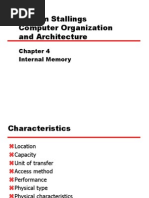 William Stallings Computer Organization and Architecture: Internal Memory