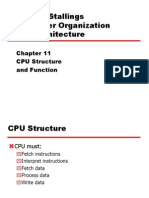 William Stallings Computer Organization and Architecture: CPU Structure and Function