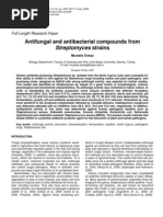Download Anti Fungal and Antibacterial Compounds From Streptomyces Strains by oskay SN17512665 doc pdf