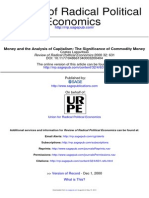 Money and the Analysis of Capitalism_ the Significance of Commodity Money Costas