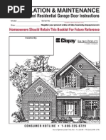 Download Clopay Garage Door Installation Manual by mzcz3866 SN175133437 doc pdf