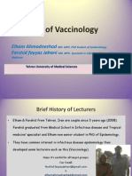 Principle of Vaccinology: Elham Ahmadnezhad Farshid Fayyaz Jahani