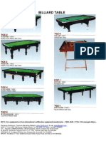 Billiard Table