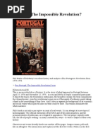 Portugal The Impossible Revolution