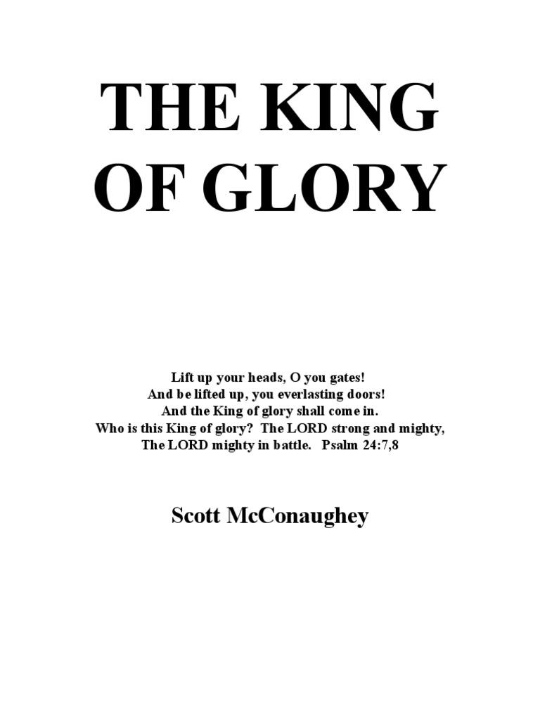 The King of Glory PDF Samuel David