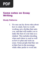 Download Some Notes on Essay Writing from Essex uni by Khallda SN17517650 doc pdf