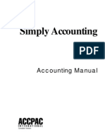Simply Accounting Manual
