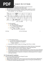 AC RLC Circuit