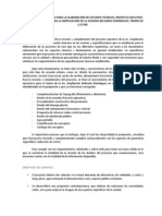 Terminos de Referencia Para La Ampliacion de Belisario Dominguez