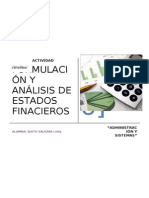 FORMULACIÓN Y ANÁLISIS DE ESTADOS FINACIEROS