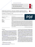 Prednisolone Inclusion in A First-Line Multidrug Cytostatic Protocol For The Treatment of Canine Lymphoma Does Not Affect Therapy Results