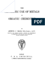 The Synthetic Use of Metals in Organic Chemistry