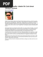 Download Jordan Chandler Admits He Lied About Michael Jackson by Downtamun  SN17520486 doc pdf