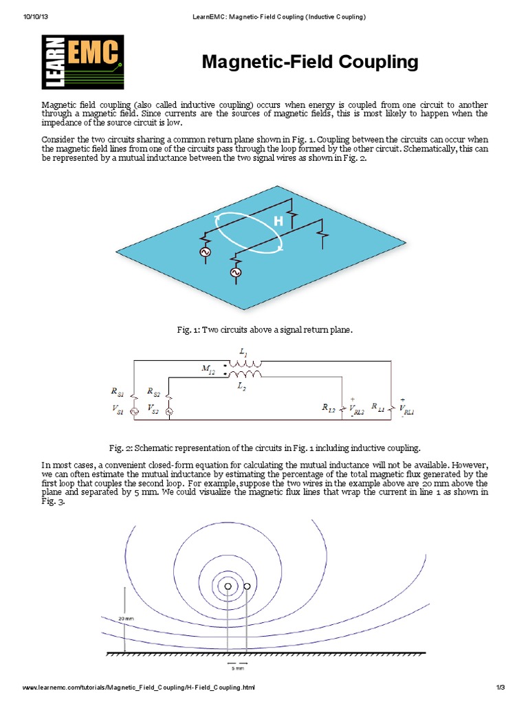 LearnEMC_ Coupling (Inductive Coupling) Inductance